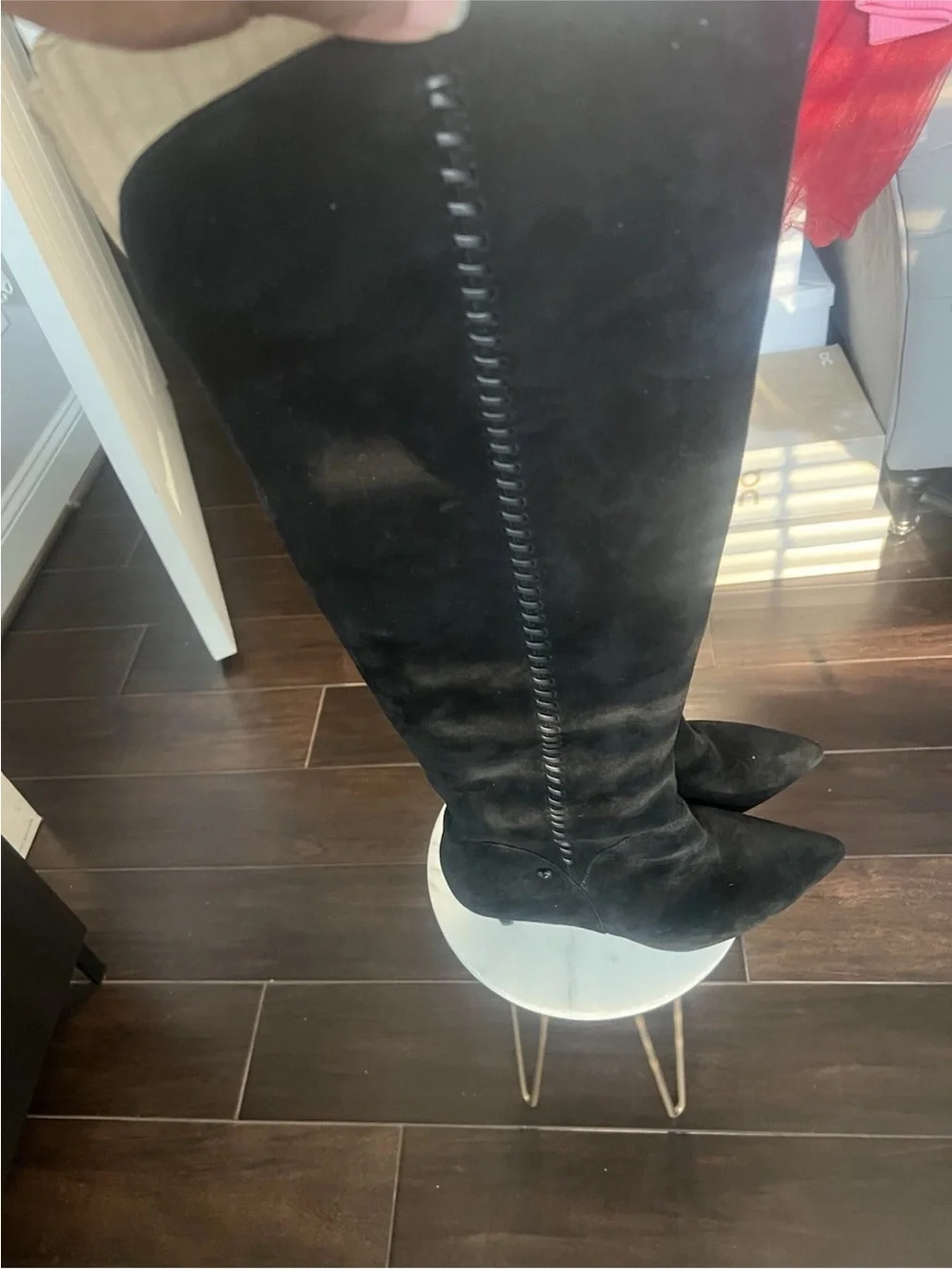 ***Used***Worn 3 Times - Women’s Vince Camuto High Suede Boots Size 12